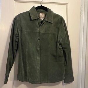 Olive Suede Jacket